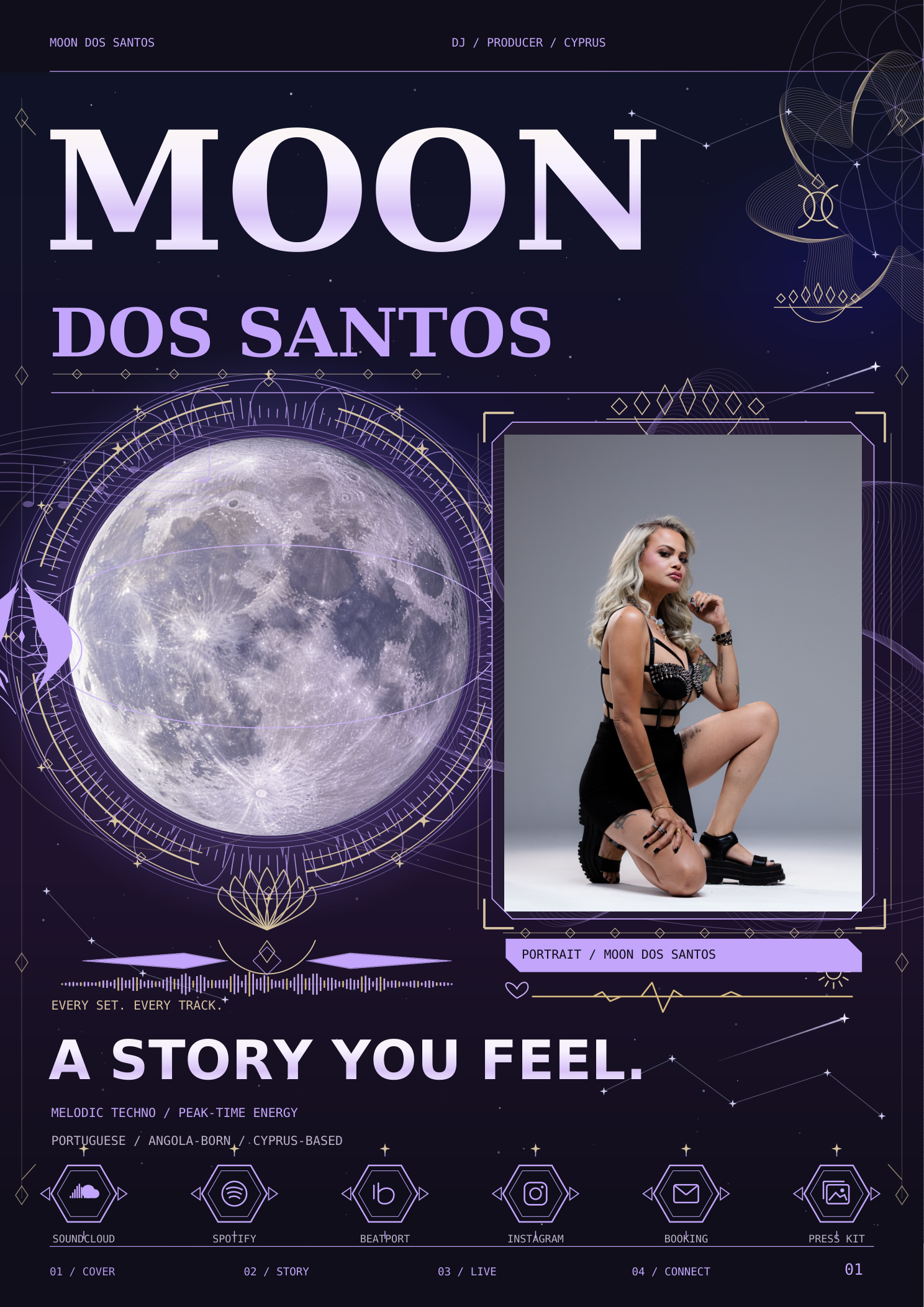 Moon Dos Santos portfolio page 1